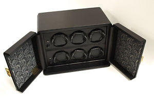 Scatola del Tempo Black Rotori 6RT Watch Winder for 6 Watches. MSRP: $9,300