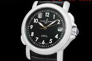 Auth ULYSSE NARDIN San Marco GMT 203-22 SS Auto Men's Watch(S A2078)