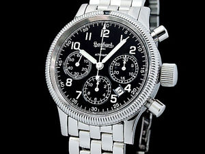 Auth HANHART chronograph Ref.141711010B00 SS Auto Men's Watch(S A47479)