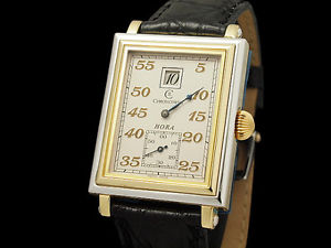 Auth CHRONOSWISS HORA CH1351 1990th 700P Limited K18YG WG Men's Watch(S A47218)