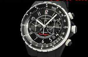 Auth CHANEL J12 Super Rejjera H3409 Ceramic Auto Men's Watch(S Z6920)