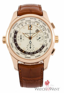 Girard-Perregaux GP WW.TC World Time Chronograph Ref. 49800 18k Rose Gold