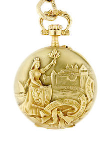 Haas Jeune 18k Yellow Gold Retailed by Louis Gallopin & Cie