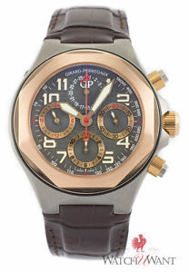 Girard-Perregaux Laureato EVO3 Chronograph Ref. 80180 18k Rose Gold Bezel