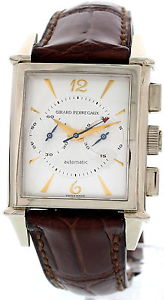 Men's Girard Perregaux Limited 18K White Gold Skeleton Back Watch