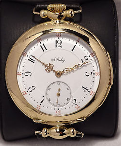 V.RARE COMPLICATED SOLID 18K GOLD A.GOLAY MINUTE REPEATER MOVEMENT REPETITION