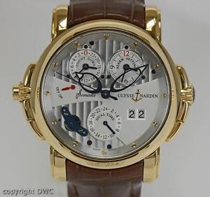 Herrenarmbanduhr Ulysse Nardin Sonata 18Kt 750 Gold Automatik Uhren Luxus !