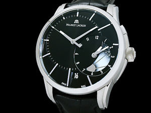 Auth MauriceLacroix Pontus GMT PT6118-SS001-331 SS Auto Men's Watch(S A47630)