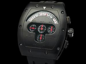 Auth AZIMUTH Chrono Gauge Ref. AM1 CGBRPR PVD Auto Men's Watch(S A45503)