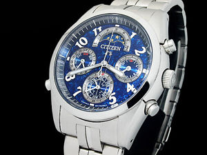 Auth CITIZEN Kanpanora 6771-T010750TA SS Quartz Men's Watch(S A47640)