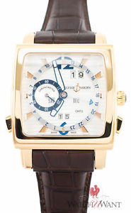 Ulysse Nardin Quadrato Dual Time Perpetual Ref. 326-90-91 18k Rose Gold 42mm
