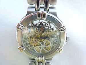 AMAZING MAURICE LACROIX ART DECO SKELETON AUTOMATIC WITH BAND & BOX SUPERB COND.