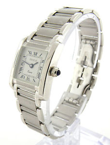 NEW GENEVE 14K WHITE GOLD LADIES WATCH ROMAN NUMERALS