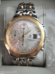 AUDEMARS PIGUET HUITIEME AUTOMATIC CHRONOGRAPH 18K STEEL , BOX, PAPERS! STUNNING