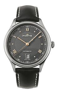 Fortis Men's 902.20.21 L.01 19Fortis Automatic Rose-Gold Date Leather Watch