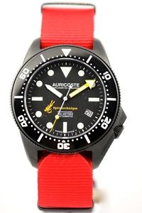 Montre Plongée Auricoste Spirotechnique 300 Automatique Acier PVD