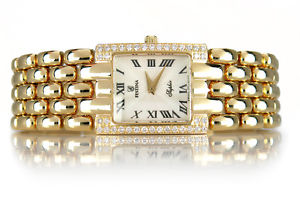 Festina Damenuhr F436-B67F 750 Gelbgold Quarz Brillanten [BRORS 11919]
