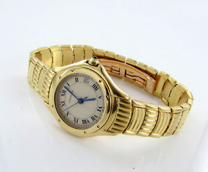 Cartier Cougar Orologio Da Donna 18kt Oro 750 Rif. 1170.1