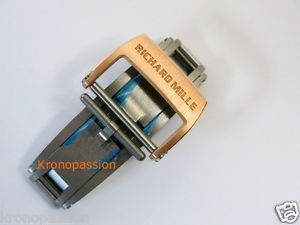 Richard Mille Red Gold & Titanium Deployant Buckle New !