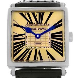 Roger Dubuis Golden Square 18K white gold watch 05/28