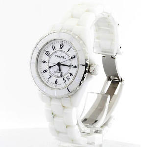 Authentic CHANEL J12  39mm White Ceramic Automatic Watch