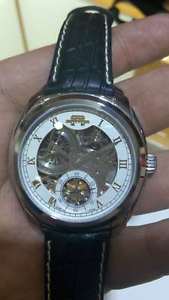 Beijing Watch Man Wristwatch Hollow Out Double Escapement Ballance Resonance