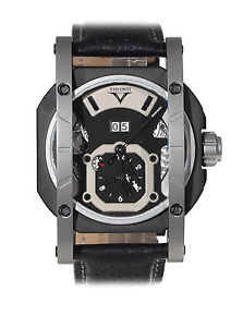 Visconti Stainless Steel GMT Dual Time Grand Date Sport Automatic Wristwatch