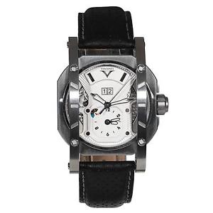 Visconti Stainless Steel Elegance GMT Automatic Wristwatch