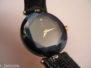 Rare Custom Ladies H Stern 18KT 750 Gold Diamond Sapphire Watch Water Resi / Box