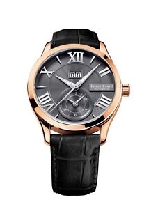 Louis Erard 1931 Men's 82215OR13.BAC02 Automatic Rose-Gold Black Leather Watch