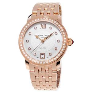 FREDERIQUE CONSTANT WOMEN'S AUTOMATIC MOP DIAL ANALOG WATCH 303WHF2PD4B3