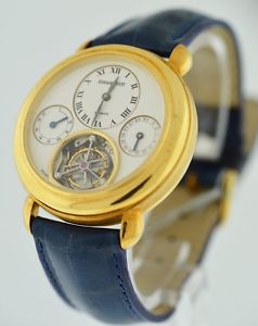 Audemars Piguet Jules Audemars Tourbillon 18k Yellow Gold 40mm watch.
