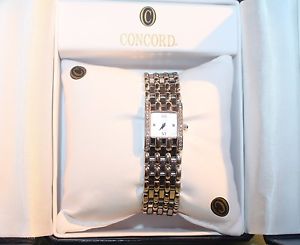 Concord Veneto 75 Gram 18kt WHITE GOLD and DIAMOND Bezel & Dial Ladies Watch