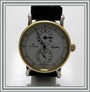 Chronoswiss CH 1222 Regulateur 18k Gold & Steel Automatic Watch 38mm