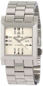 Fortis Women's 629.20.72 M Square SL Automatic Stainless Steel Date Wristwatch