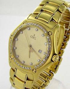 Ebel 1911 Herren Damen Uhr Automatik Brillanten 750 18kt Gold Papiere