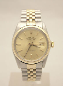 Orologio Rolex modello Datejust acciaio e oro ref. 16013