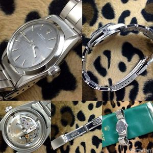 ROLEX PRECISION NO DATE REF. 6548 CAL. 1130 FROM 1965 RARE DARK GREY DIAL OYSTER