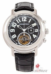 Pre-Owned Audemars Piguet Jules Audemars Tourbillon Chrono 25909BC.O.002CR.02