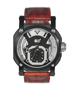 Visconti Stainless Steel GMT Dual Time Grand Date Sport Automatic Wristwatch