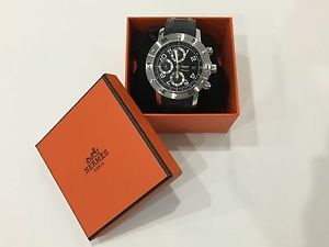Hermes Chronograph Clipper Watch Mechanical Diver's Chrono 44 CP2.910