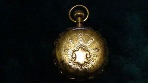 Hampden Watch Co. 14k Gold Pocket Watch Serial Num. 65302 136g