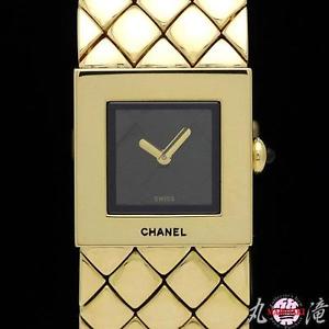 CHANEL Chanel 18K Yellow Gold Matorasse Ladies Watch Qz