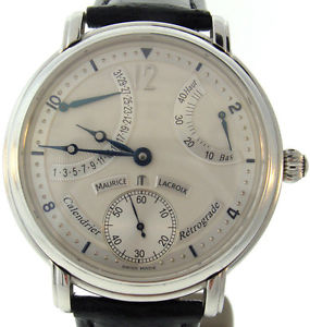 Pre-Owned Maurice Lacroix Masterpiece Double Retrograde Calendar 76840 Watch