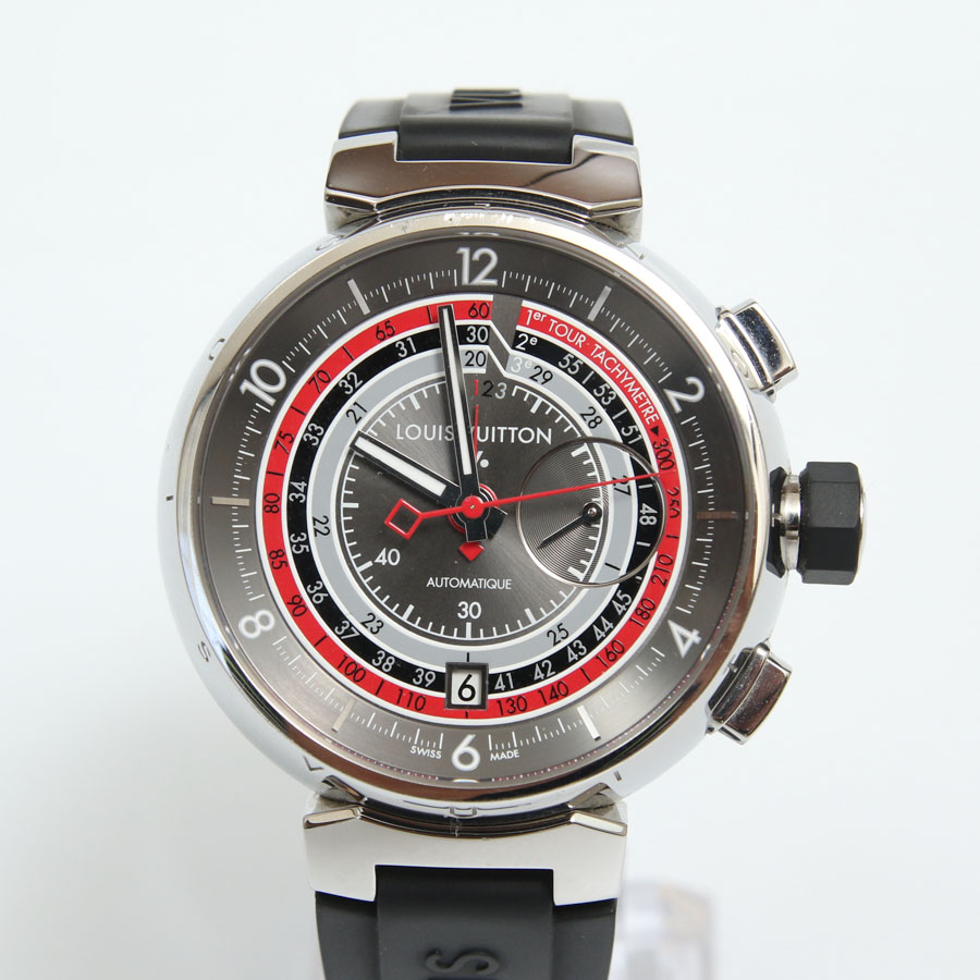 Auth LOUIS VUITTON Chronograph Limited production of 888 Watch Q102C - 31545