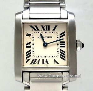 Cartier Tank Francese Acciaio Medio Quartz ref. 2301