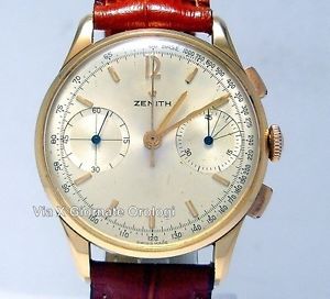 Zenith Chronograph Vintage Anni ‘50 Oro Giallo Meccanico