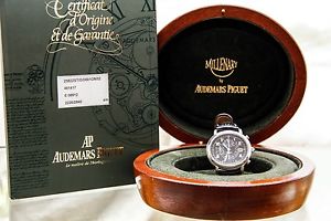 Men's Audemars Piguet "Millenary" Chronograph Watch - 40mm - Box & Cert.