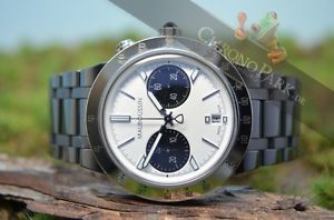 Mauboussin 18kt Weißgold / Keramik Chronograph von 2013, Ref 17180, Service 2015