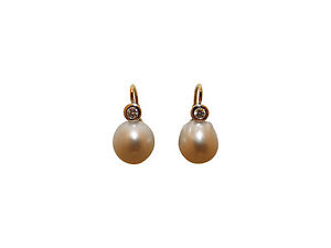 Orecchini perle e diamante